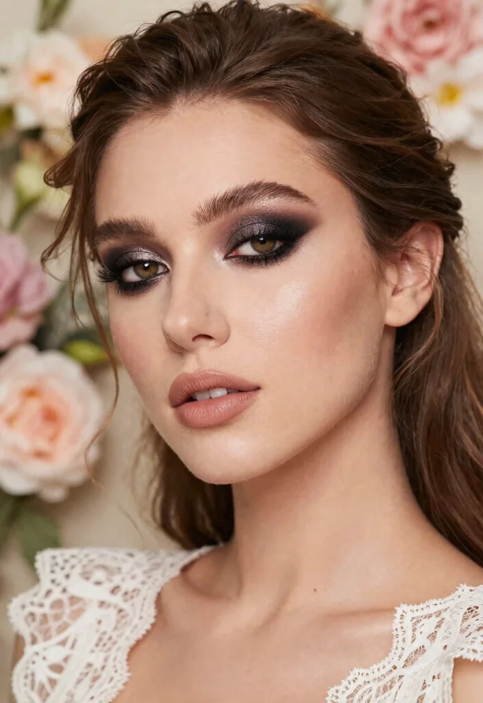 15 Dreamy Bridal Makeup Ideas Perfect for Your Fairytale Wedding (Don't Miss #9!) - 5. Romantic Smoky Eyes 1