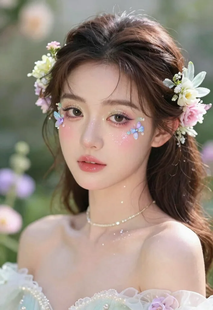 15 Dreamy Bridal Makeup Ideas Perfect for Your Fairytale Wedding (Don't Miss #9!) - 9. Whimsical Fairy Makeup 1