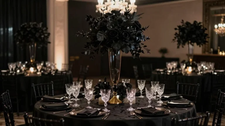 15 Luxurious Black Wedding Decor Ideas That Will Make Your Guests Go 'WOW!' (#5 Is a Must-See!)