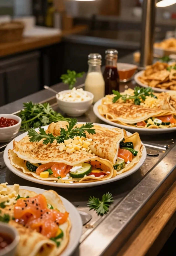 15 Mouthwatering Catering Menu Ideas for Your Dream Wedding (Warning: #8 Is a Game-Changer!) - 11. Savory Crepe Station 1