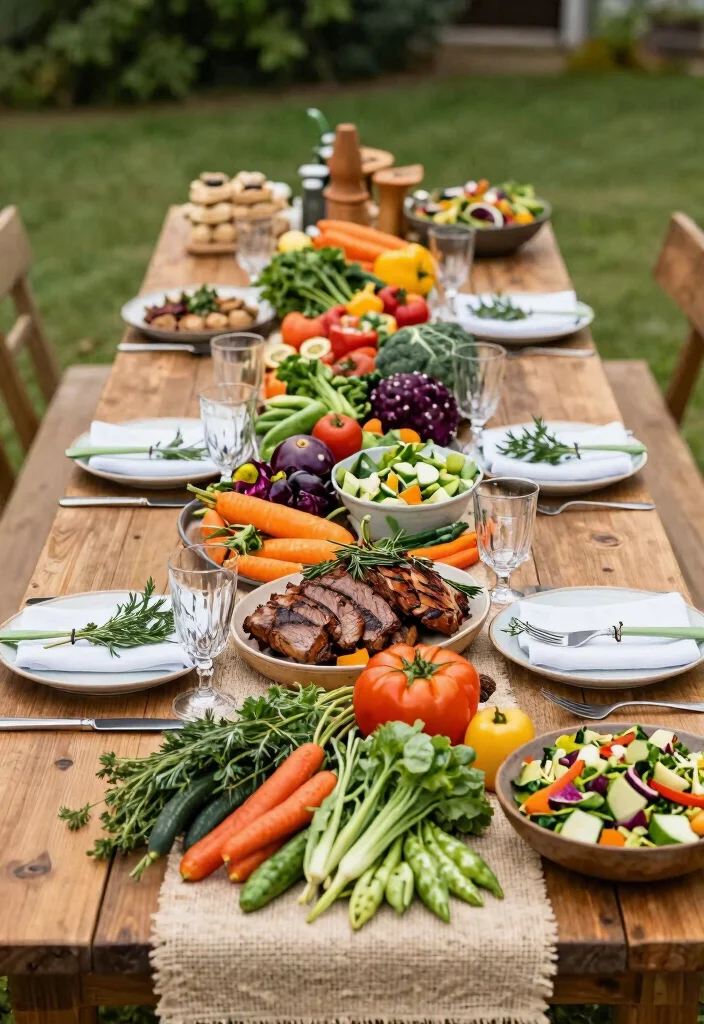 15 Mouthwatering Catering Menu Ideas for Your Dream Wedding (Warning: #8 Is a Game-Changer!) - 3. Rustic Farm-to-Table Feast 1