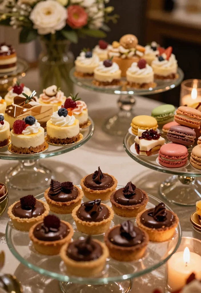 15 Mouthwatering Catering Menu Ideas for Your Dream Wedding (Warning: #8 Is a Game-Changer!) - 7. Luxurious Dessert Bar 1