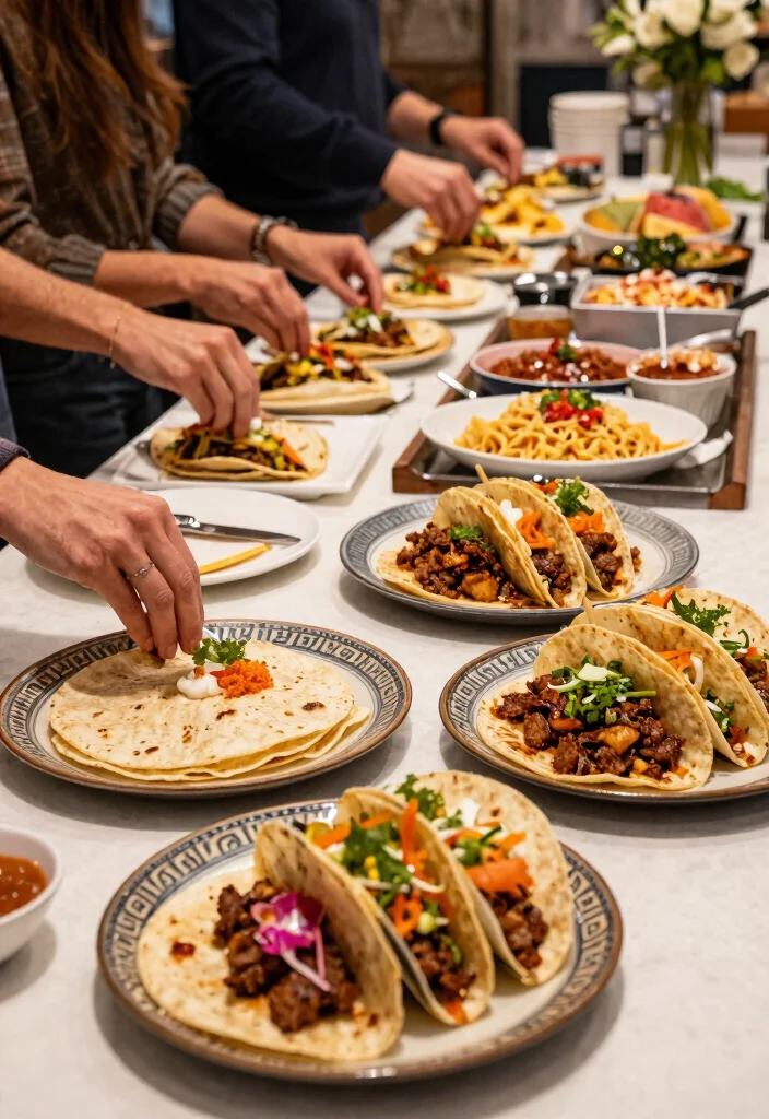 15 Mouthwatering Catering Menu Ideas for Your Dream Wedding (Warning: #8 Is a Game-Changer!) - 8. Interactive Food Stations (A Game-Changer!) 1