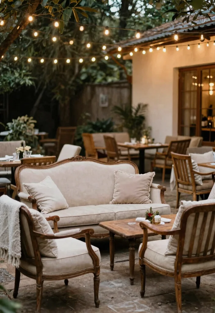 15 Rustic Wedding Decor Ideas That Will Leave Your Guests in Awe (You Won't Believe #8!) - 5. Vintage Furniture Rentals 1