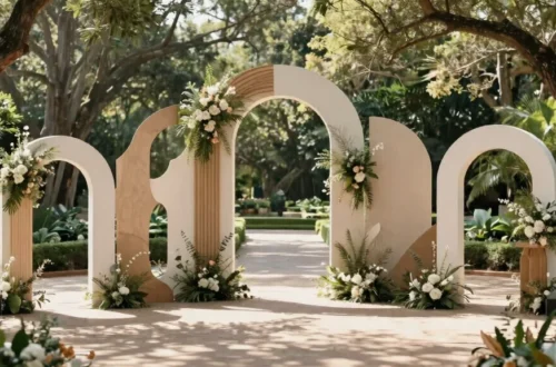 15 Sculptural Wedding Arches in Neutral Tones You Never Knew You Needed!
