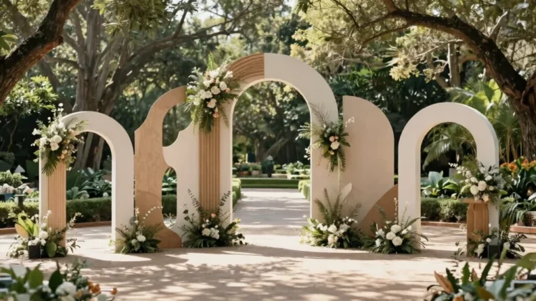15 Sculptural Wedding Arches in Neutral Tones You Never Knew You Needed!