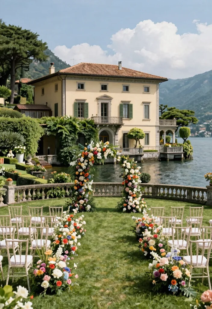 15 Stunning Beach and Mountain Destination Wedding Venues to Book Now (You’ll Love #9!) - 3. Villa del Balbianello - Lenno, Italy 1