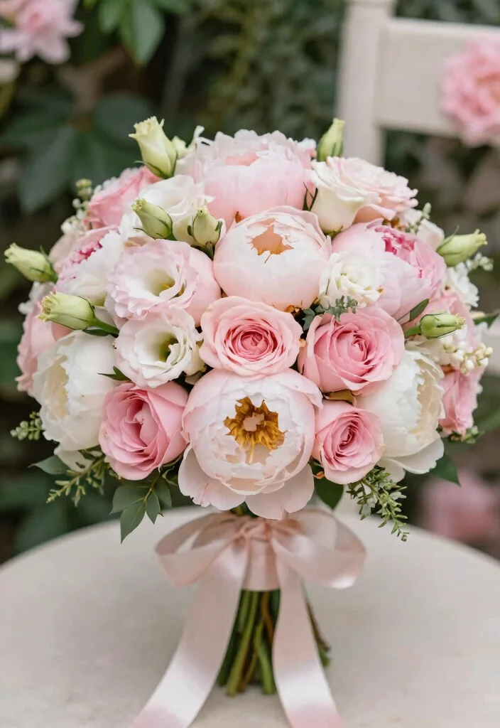 15 Stunning Shades of Pink Wedding Ideas That Will Make You Swoon! - 1. Blush Pink Bouquets 1