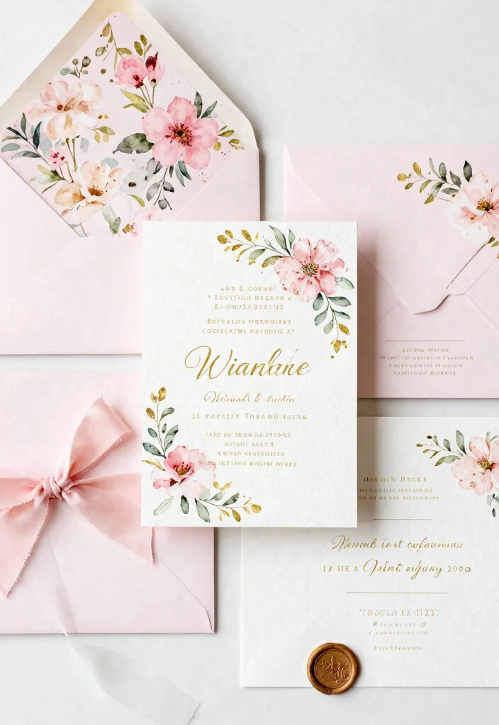 15 Stunning Shades of Pink Wedding Ideas That Will Make You Swoon! - 7. Pink Themed Invitations 1