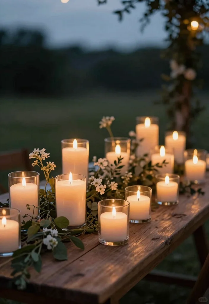 15 Zero Waste Wedding Hacks That'll Leave You and Mother Earth Smiling! - 12. Minimalist Candle Lighting 1
