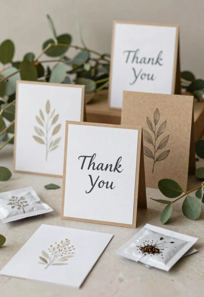 15 Zero Waste Wedding Hacks That'll Leave You and Mother Earth Smiling! - 15. Thoughtful Thank You Cards 1