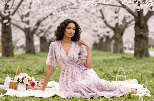 16 Gorgeous Cherry Blossom Dresses for Your Next Spring Gathering (Don’t Miss #3!)