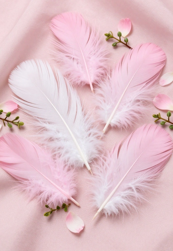 16 Sparkly Wedding Hair Adornments That Will Dazzle on Your Big Day! - 11. Radiant Feather Accents 1
