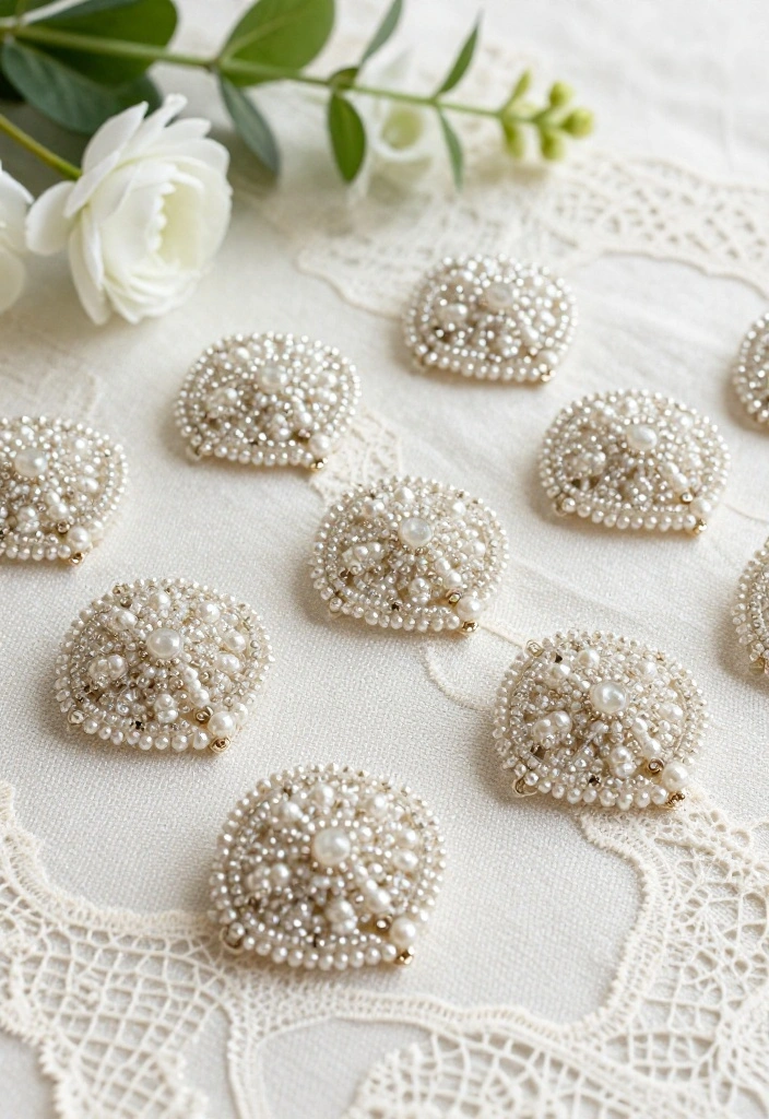 16 Sparkly Wedding Hair Adornments That Will Dazzle on Your Big Day! - 12. Elegant Beaded Accessories 1