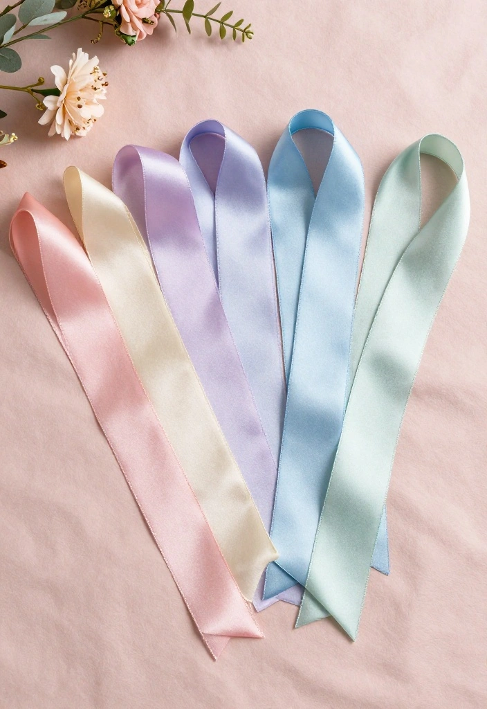 16 Sparkly Wedding Hair Adornments That Will Dazzle on Your Big Day! - 13. Luxurious Silk Ribbons 1