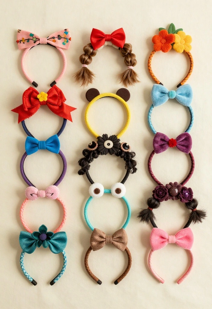 16 Sparkly Wedding Hair Adornments That Will Dazzle on Your Big Day! - 16. Whimsical Hairbands 1