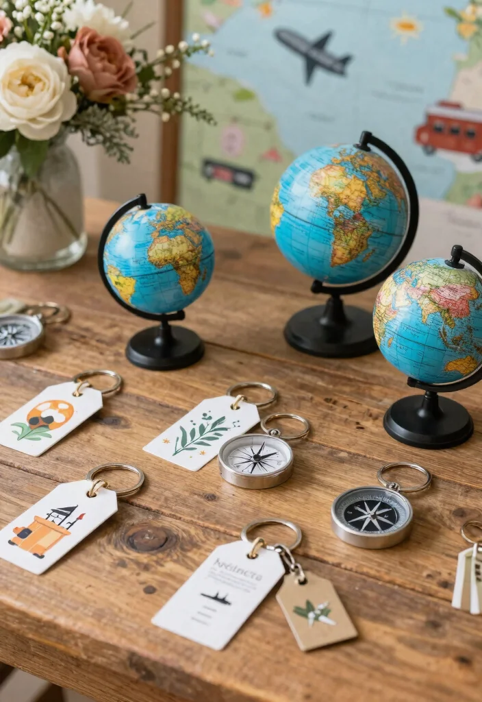 18 Trendy DIY Wedding Favors That Will WOW Your Guests (You’ll Love #3!) - 10. Travel-themed Favors 1