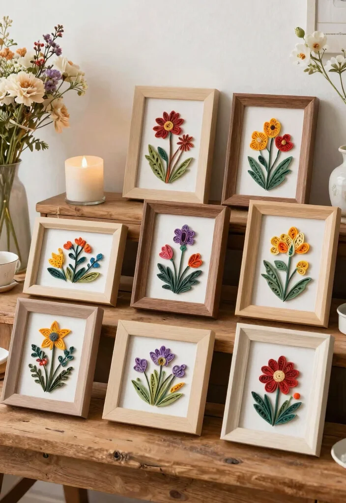 18 Trendy DIY Wedding Favors That Will WOW Your Guests (You’ll Love #3!) - 15. Handmade Quilled Art 1