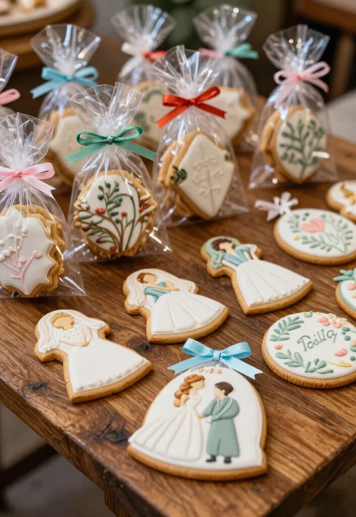 18 Trendy DIY Wedding Favors That Will WOW Your Guests (You’ll Love #3!) - 5. Customized Cookies 1