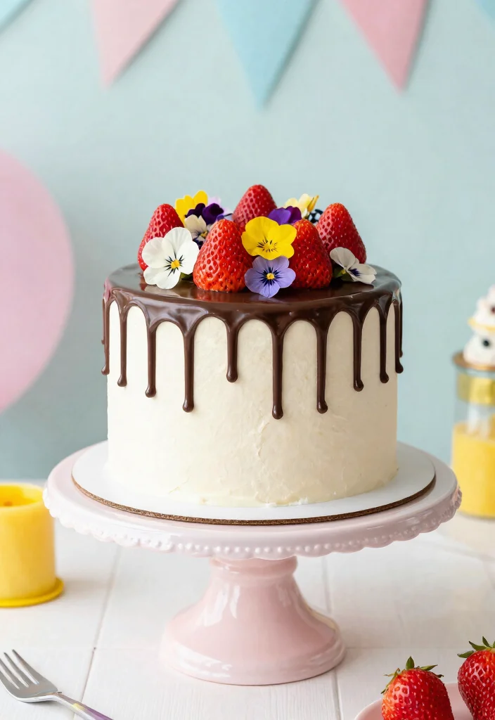 19 Glamorous Wedding Cake Designs That Will Make You Feel Like Royalty - 9. Whimsical Drip Cake 1