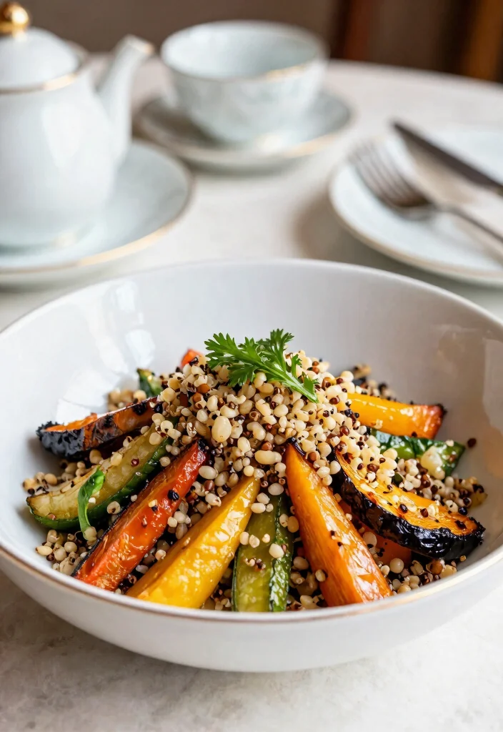 19 Gourmet Wedding Menu Ideas That Will Impress Even the Pickiest Guests (#7 Will Make You Drool!) - 10. Elegant Quinoa Salad 1