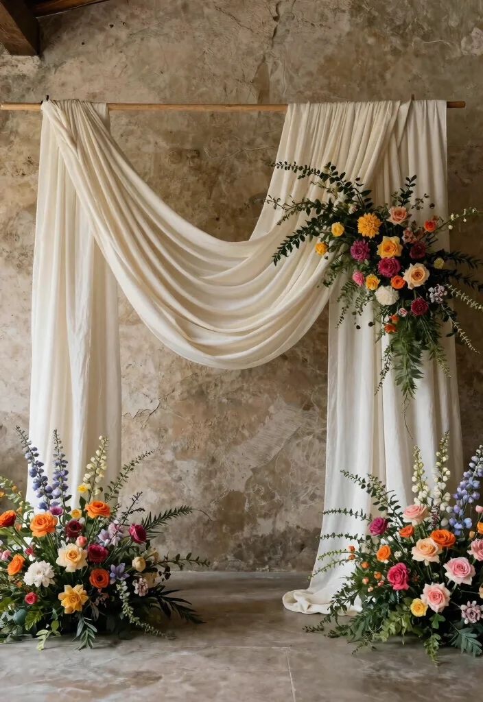 20 Budget-Friendly DIY Wedding Decor Ideas That Look Like a Million Bucks (#10 Will Blow Your Mind!) - 18. Unique Backdrops 1