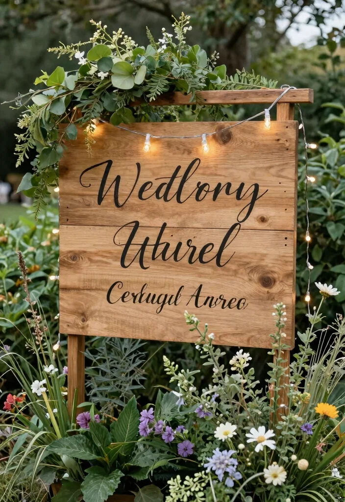 20 Budget-Friendly DIY Wedding Decor Ideas That Look Like a Million Bucks (#10 Will Blow Your Mind!) - 3. Rustic Signage 1