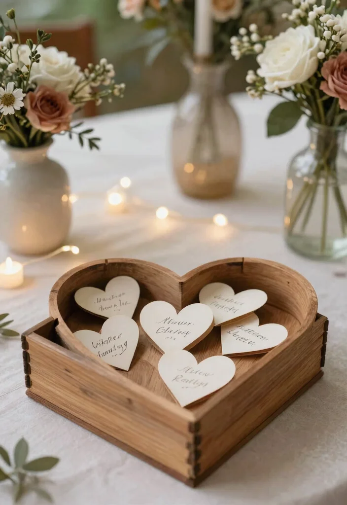 20 Budget-Friendly DIY Wedding Decor Ideas That Look Like a Million Bucks (#10 Will Blow Your Mind!) - 8. Personalized Guest Book Alternatives 1