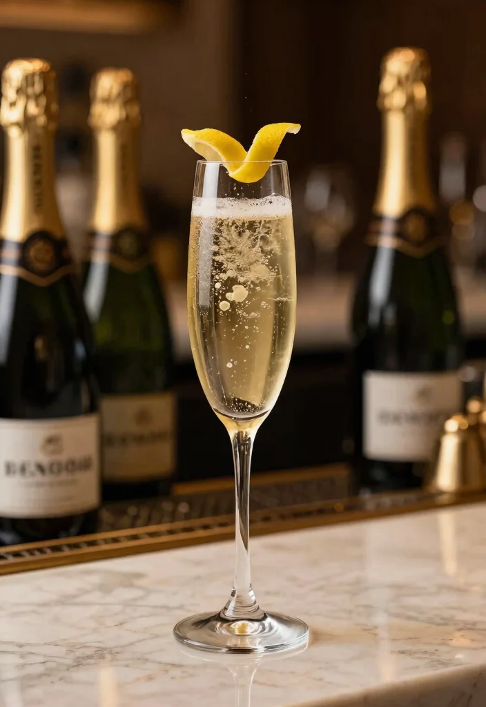 20 Classic Wedding Cocktails That Never Go Out of Style (Cheers to #5!) - 4. Champagne Cocktail 1