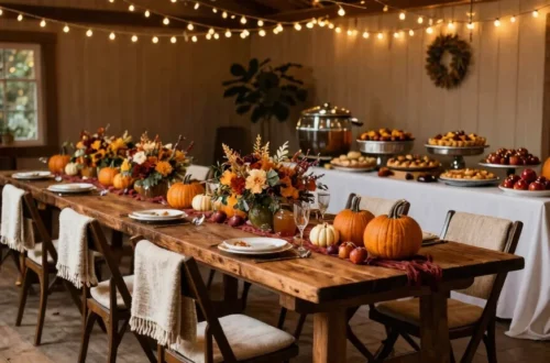 20 Cozy Fall Wedding Reception Ideas That Will Keep Everyone Comfortable (#4 Will Surprise You!)