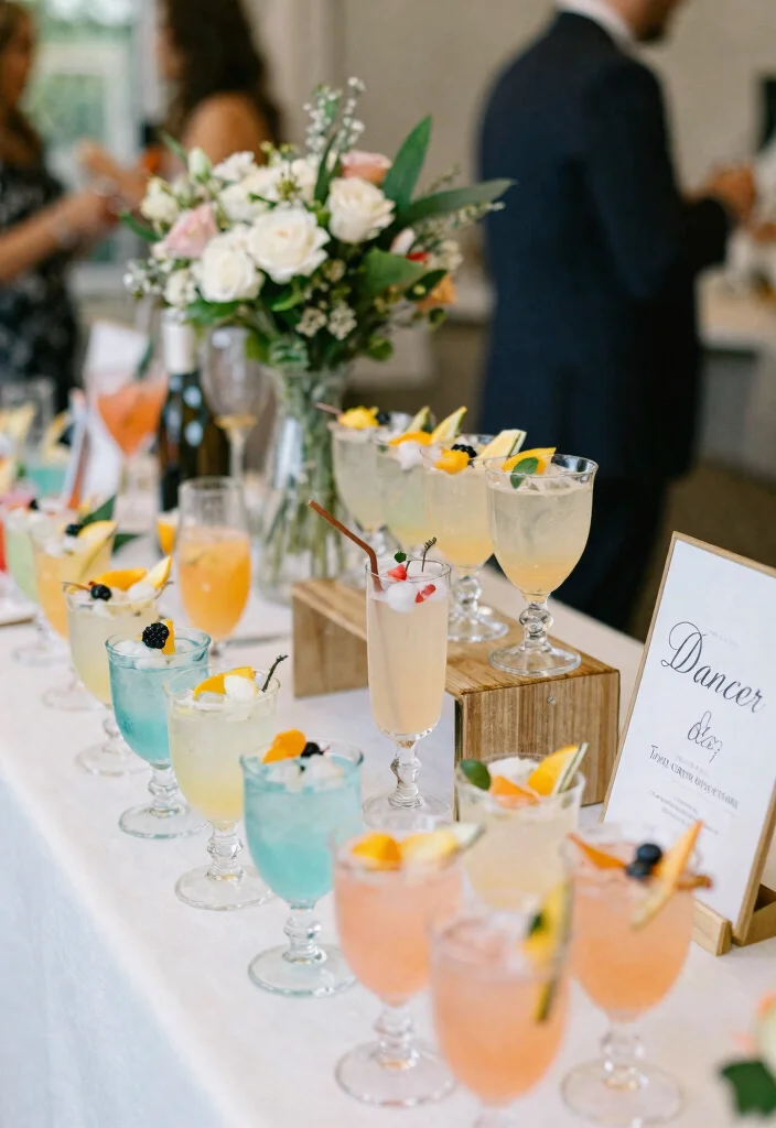20 Creative Cloud Dancer Decor Ideas to Transform Your 2026 Wedding Venue! - 17. Cloud Dancer Cocktail Hour 1