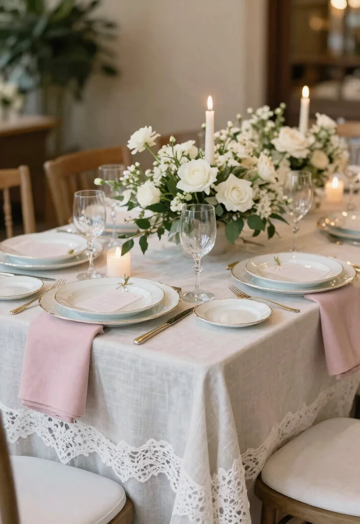 20 Creative Cloud Dancer Decor Ideas to Transform Your 2026 Wedding Venue! - 2. Elegant Table Settings 1