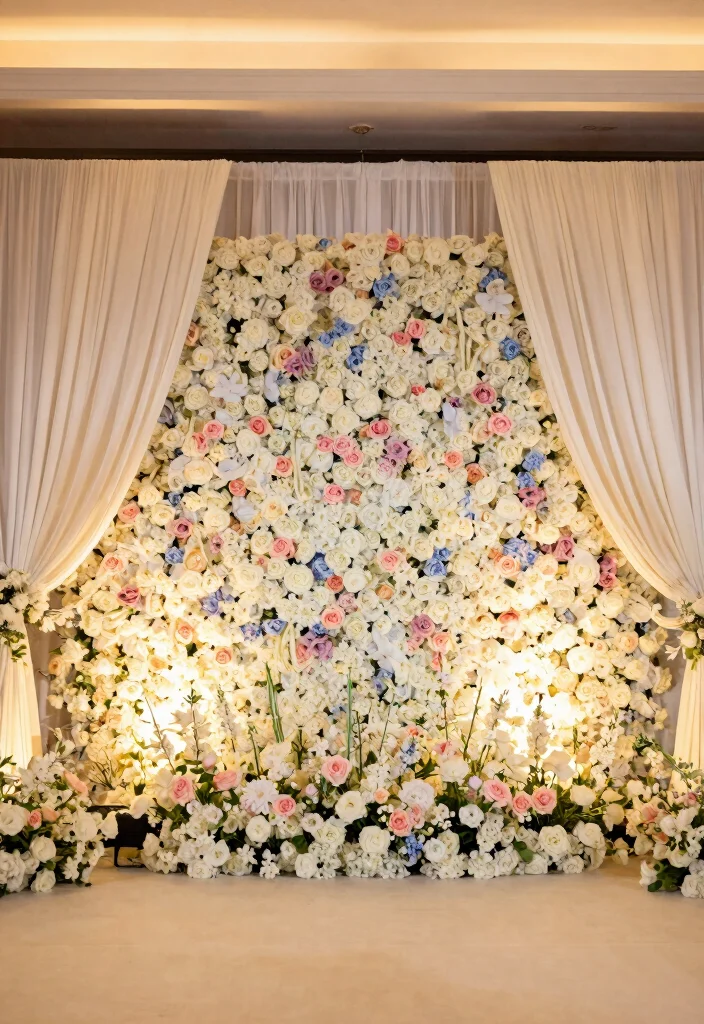 20 Creative Cloud Dancer Decor Ideas to Transform Your 2026 Wedding Venue! - 6. Statement Backdrops 1