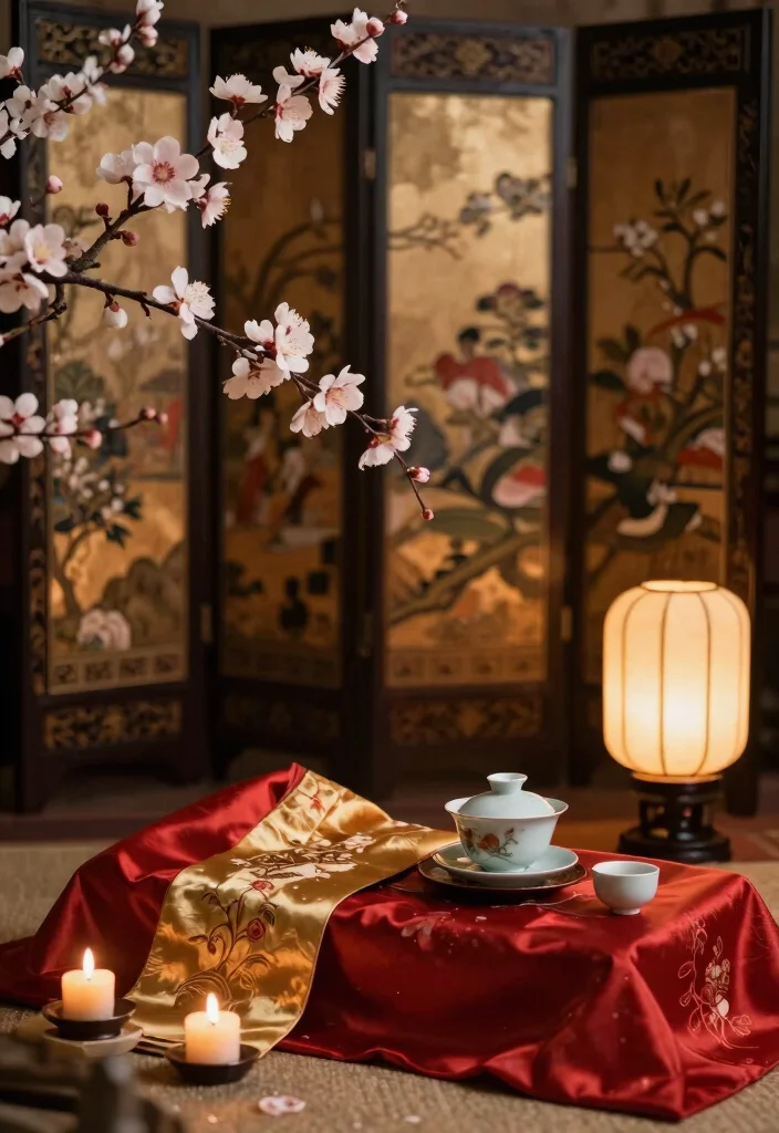 20 Cultural Wedding Stage Ideas That Celebrate Your Heritage! - 3. Elegant Chinese Tea Ceremony 1