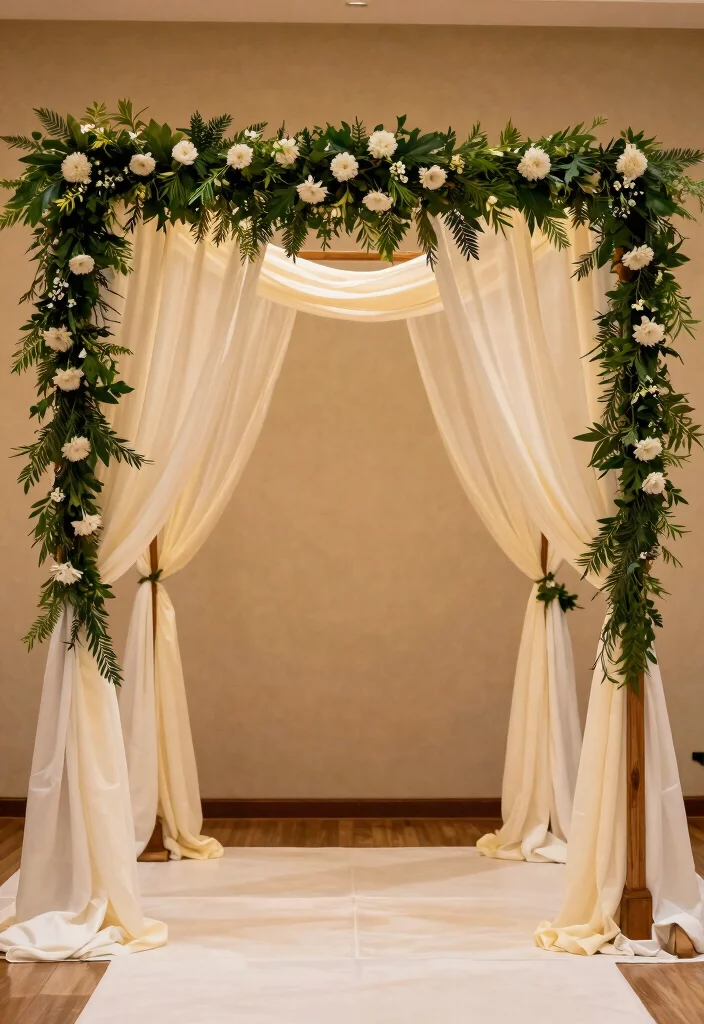 20 Cultural Wedding Stage Ideas That Celebrate Your Heritage! - 6. Traditional Jewish Chuppah 1