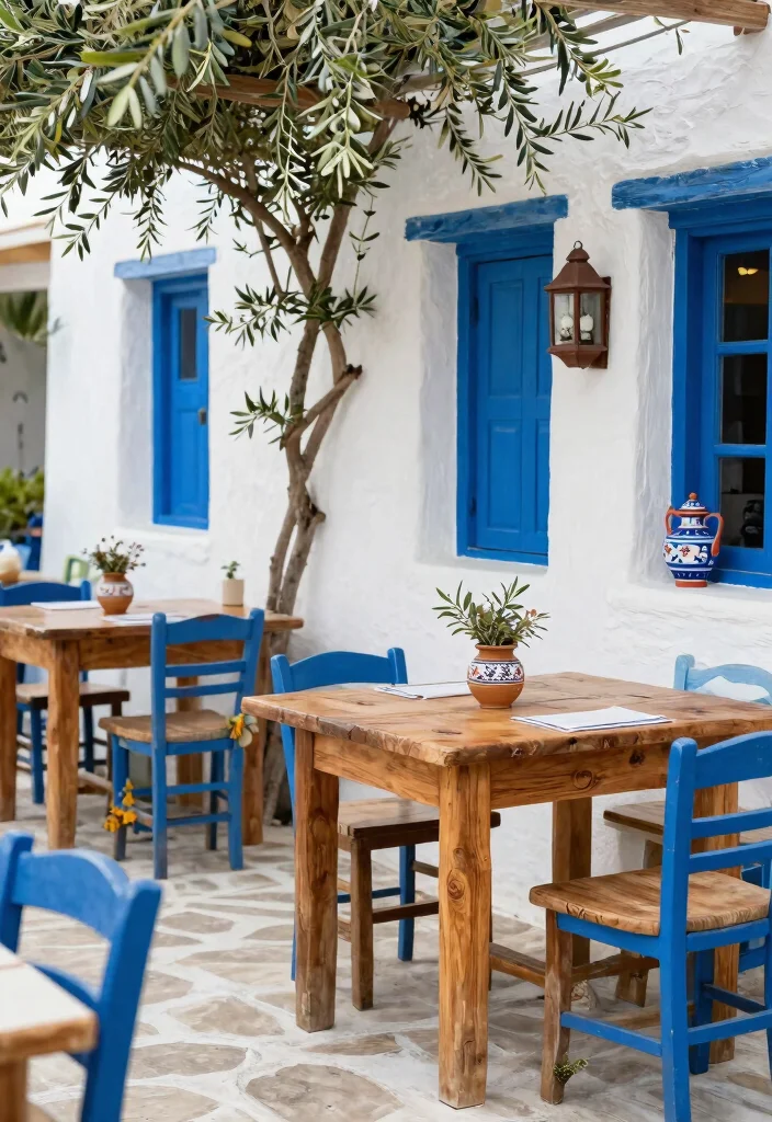 20 Cultural Wedding Stage Ideas That Celebrate Your Heritage! - 9. Charming Greek Taverna 1