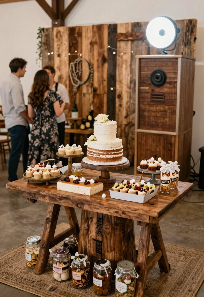 20 Elegant Rustic Wedding Decor Tips for a Cozy Celebration! - 14. Unique Focal Points 1