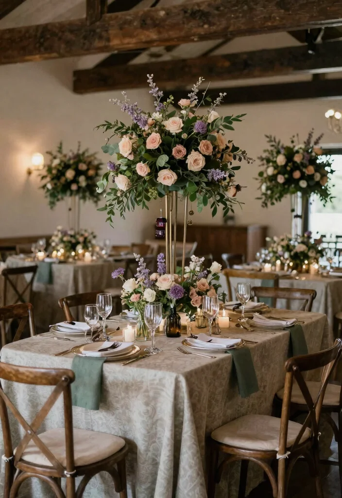 20 Elegant Rustic Wedding Decor Tips for a Cozy Celebration! - 18. Use of Color Palettes 1