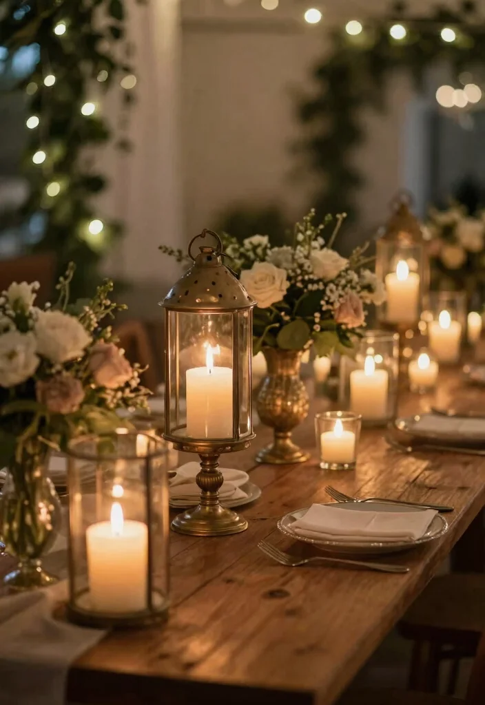 20 Elegant Rustic Wedding Decor Tips for a Cozy Celebration! - 6. Candlelit Ambiance 1