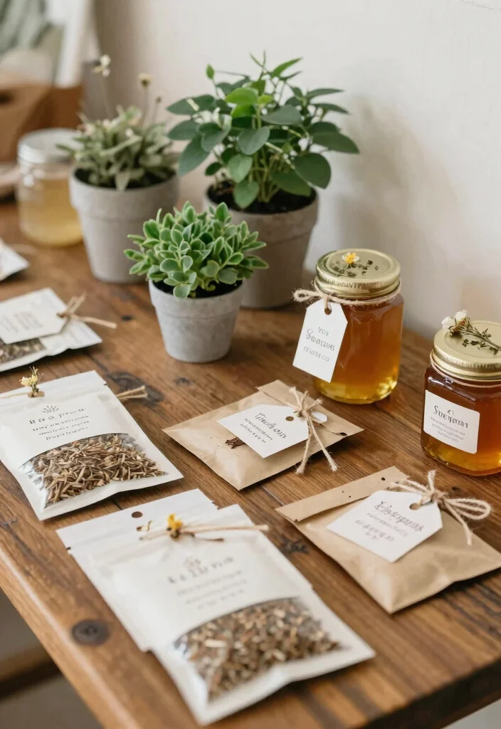 20 Enchanting Outdoor Wedding Ideas for a Dreamy Spring Celebration (You’ll Love #14!) - 17. Nature-Inspired Favors 1