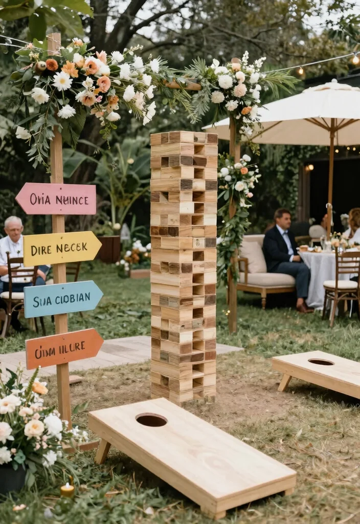 20 Enchanting Outdoor Wedding Ideas for a Dreamy Spring Celebration (You’ll Love #14!) - 18. Outdoor Games for Entertainment 1