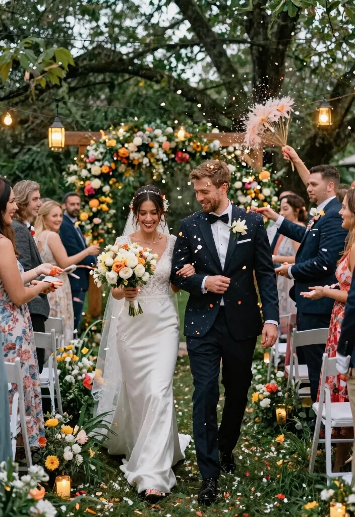 20 Enchanting Outdoor Wedding Ideas for a Dreamy Spring Celebration (You’ll Love #14!) - 19. Unique Send-Off Ideas 1