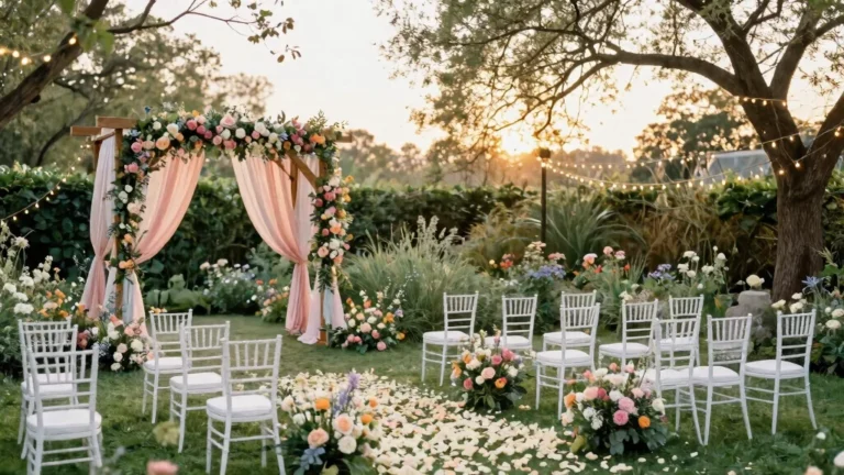 20 Enchanting Outdoor Wedding Ideas for a Dreamy Spring Celebration (You’ll Love #14!)