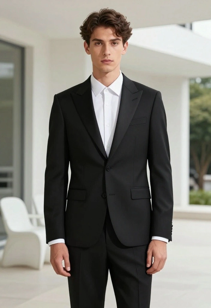 20 Groomsmen Attire Suggestions That Will Have Everyone Talking (Don't Miss #3!) - 10. Monochrome Looks for a Modern Vibe 1