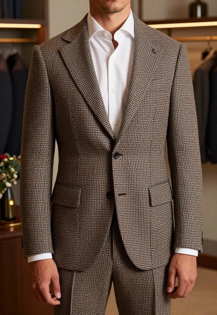 20 Groomsmen Attire Suggestions That Will Have Everyone Talking (Don't Miss #3!) - 12. Textured Fabrics for Added Dimension 1