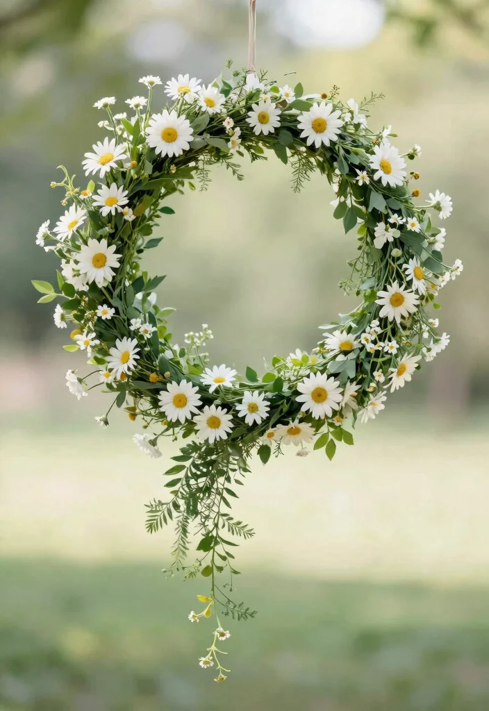 20 Stunning Summer Wedding Bouquets That Will Leave You Breathless! - 19. Charming Floral Halo 1