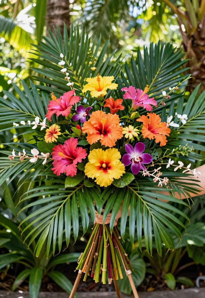 20 Stunning Summer Wedding Bouquets That Will Leave You Breathless! - 3. Tropical Paradise 1