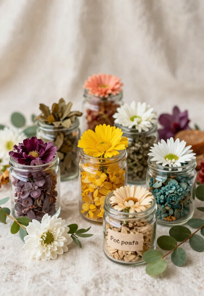 21 Cheap Wedding Favors Your Guests Will Rave About (You Won't Believe #11!) - 12. Handmade Potpourri 1