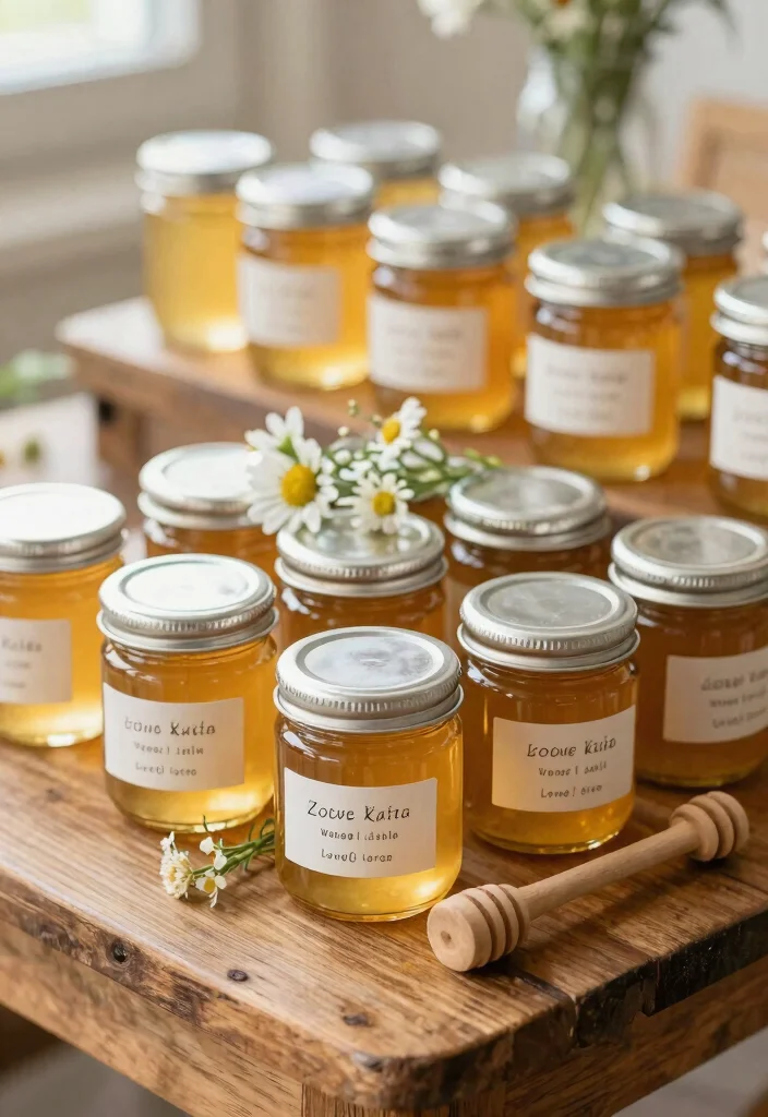 21 Cheap Wedding Favors Your Guests Will Rave About (You Won't Believe #11!) - 8. Local Honey Jars 1