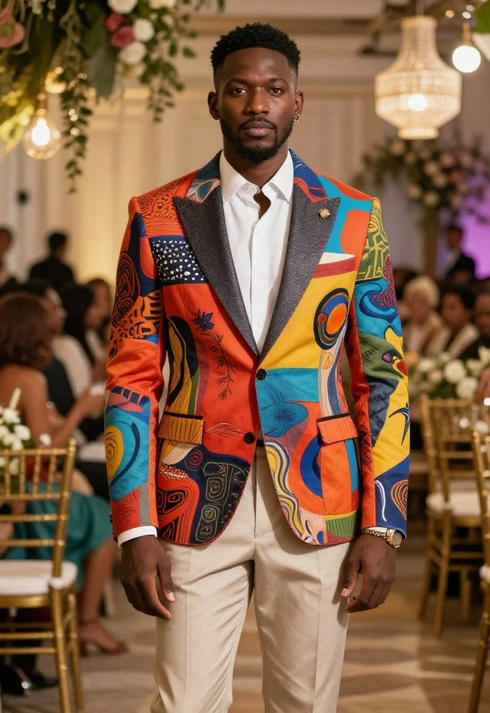 21 Modern Groom's Attire Styles That Redefine Wedding Fashion (Don’t Miss #5!) - 18. Artistic Flair 1